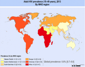 Forekomst af HIV